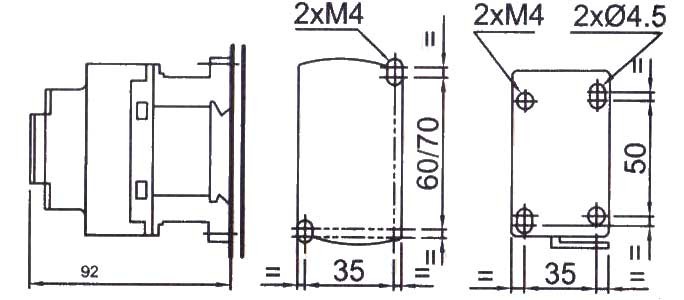 کنتاکتور 25 آمپر بوبین 24 ولت AC